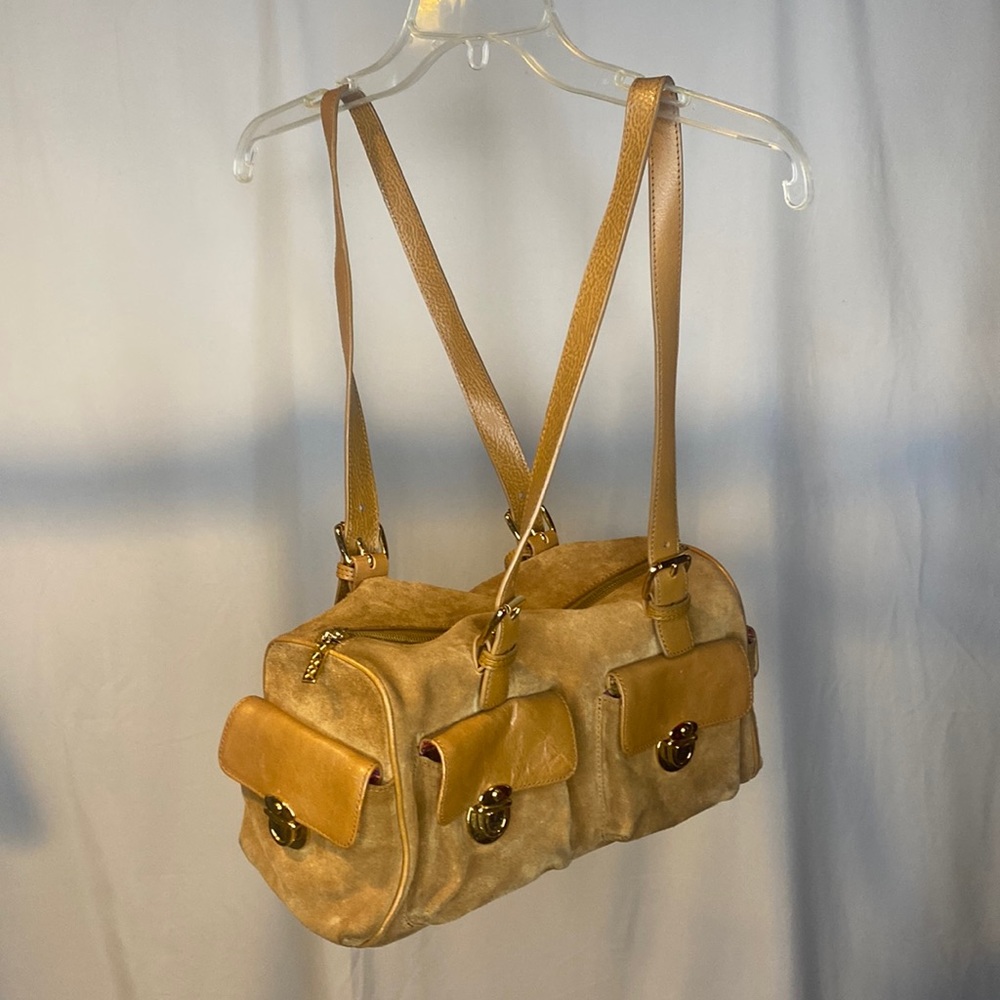 Maxx New York Tan Genuine Leather Purse